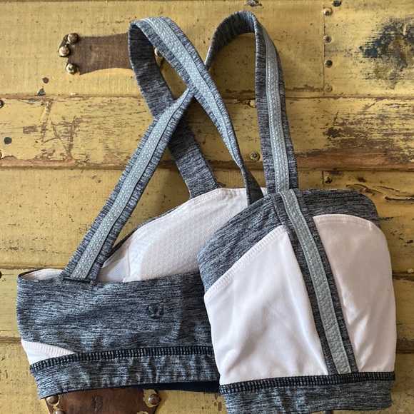 🍋 LULULEMON PINK STRETCH WORKOUT SPORTS BRA TOP CROP TOP 6 - Picture 7 of 11